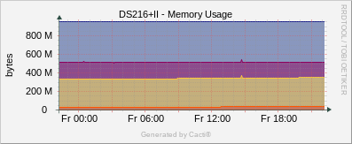 DS216+II - Memory Usage